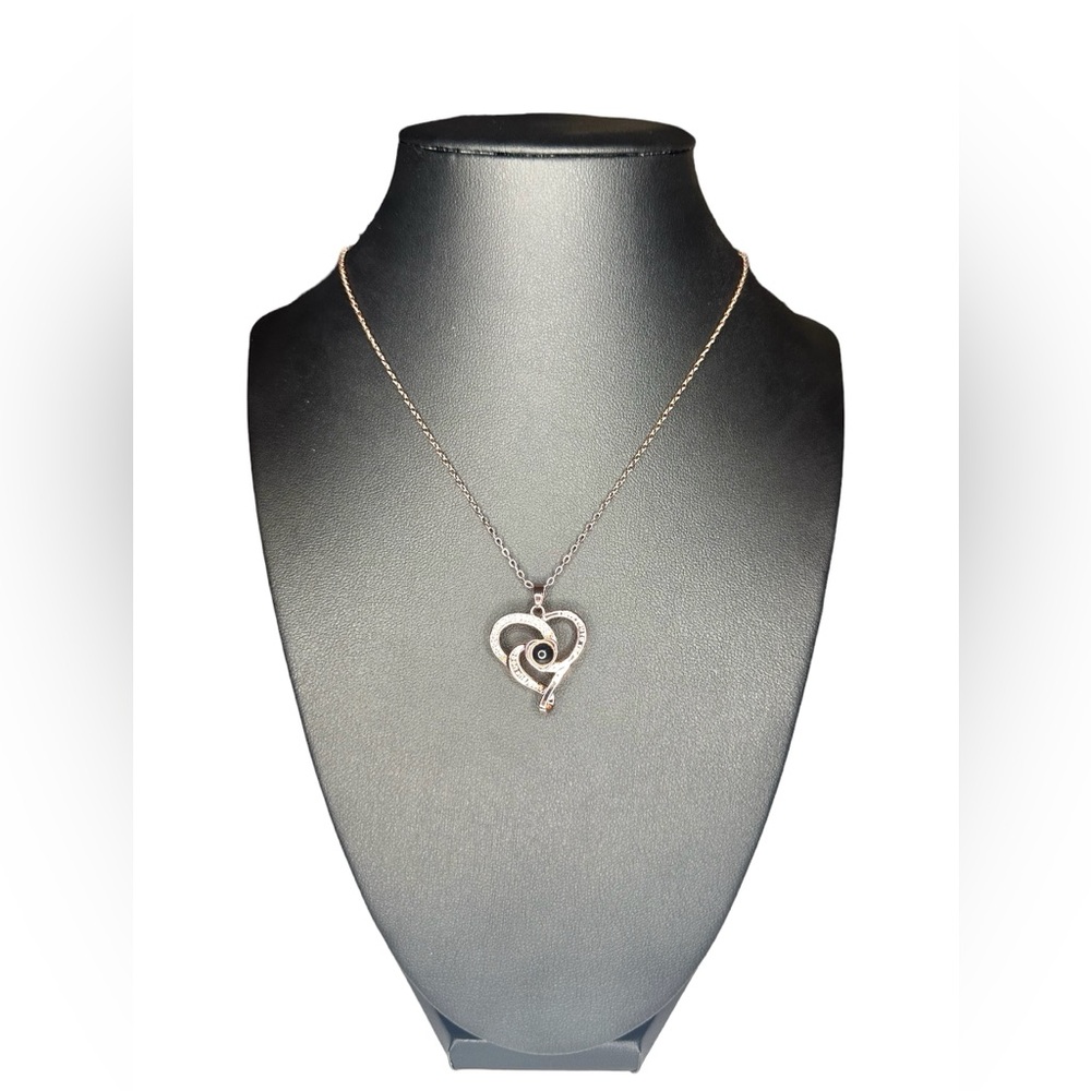 ‘I love you’ Engraved Necklace